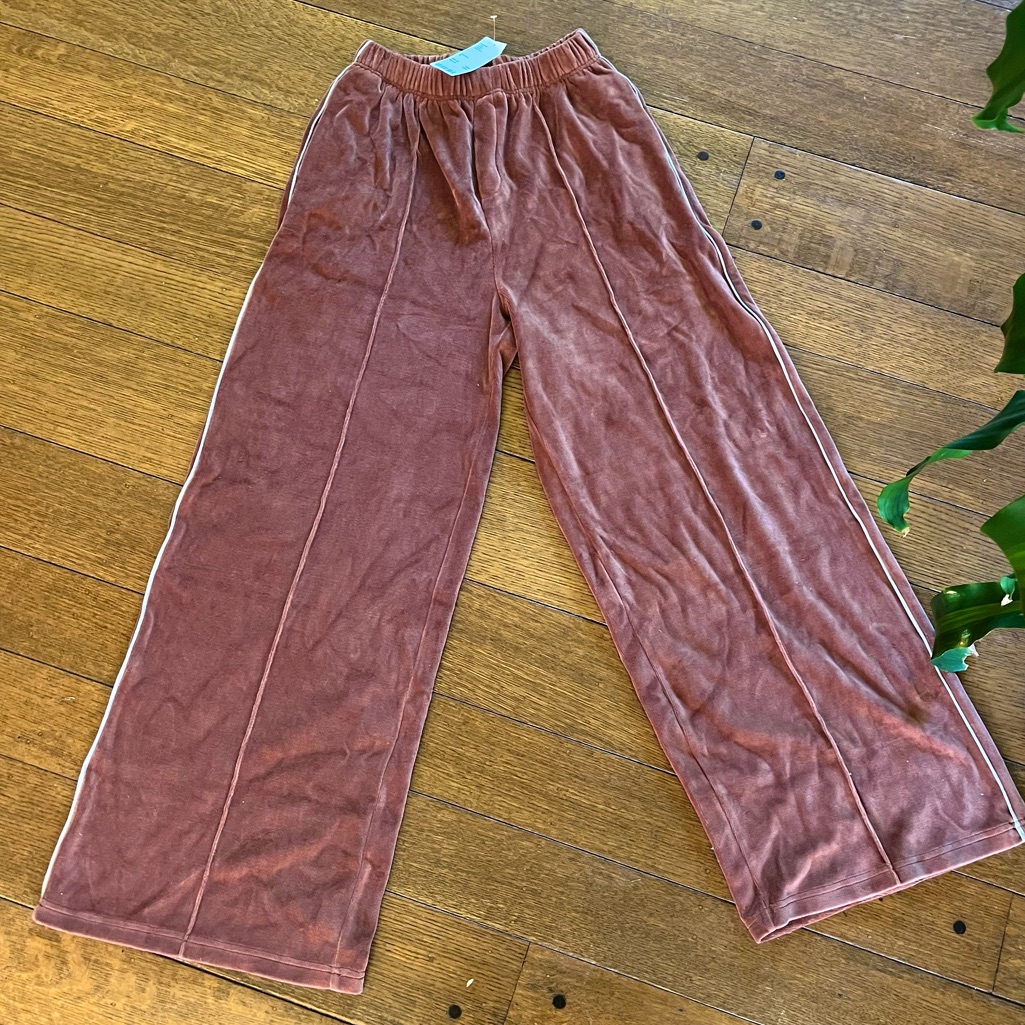 Out From Under Velvet Wide Leg Sweats!!!